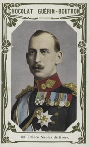 Princ Nicholas Řecký (barevná fotografie) od French School