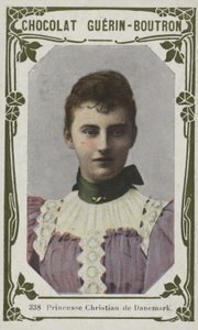 Dánská princezna Christian (barevná fotografie) od French School