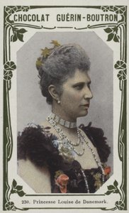 Princezna Louise Dánská (barevná fotografie) od French School