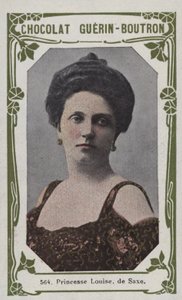 Princezna Louise, Saska (barevná fotografie) od French School