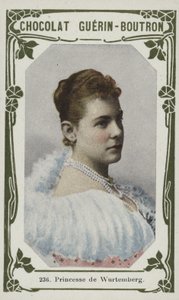 Princezna z Württemberska (barevné foto) od French School