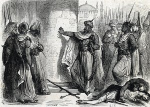 Prise de Constantinople (rytina) od French School