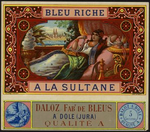Štítek produktu pro Bleu Riche a la Sultane od French School