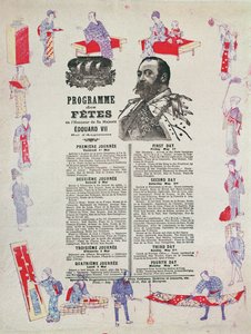 Program akcí a slavností k návštěvě krále Edwarda VII. (1841-1910) v Paříži, 1.-4. května 1903 od French School