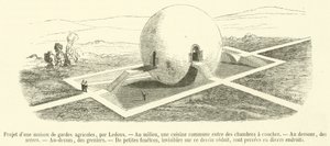 Projekt na zemědělskou strážnici (rytina) od French School