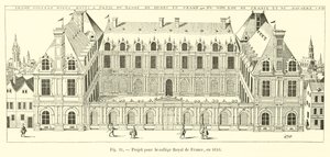 Projekt pro Royal College of France, v roce 1610 od French School