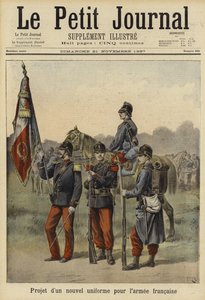 Navrhl novou uniformu pro francouzskou armádu, 1897 od French School