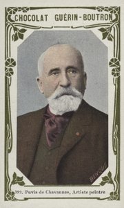Puvis de Chavannes, malíř (barevné foto) od French School