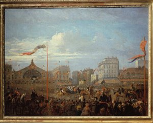 Královna Viktorie (1819-1901) Příjezd na Gare de l