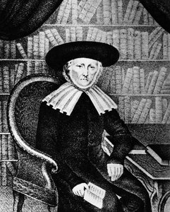 Rabín Simon Cahn, prezident konzistoře Colmar, Alsasko, Francie od French School