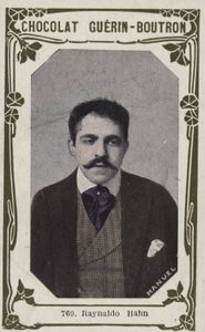 Reynaldo Hahn (barevná fotografie) od French School
