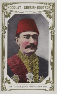 Reshid, Pasha, turecký velvyslanec (barevná fotografie) od French School