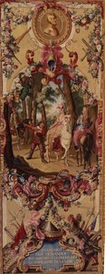 Gobelín Regence Gobelins s příběhem Dona Quijota, 1717-18 od French School