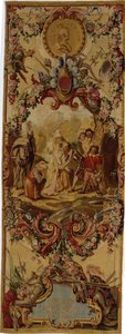 Gobelín Regence Gobelins s příběhem Dona Quijota, 1717-18 od French School