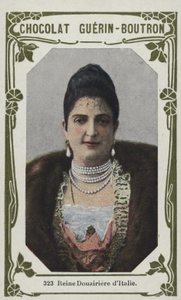 Italská královna Douairière (barevná fotografie) od French School