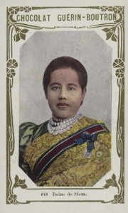 Reine de Siam (barevná fotografie) od French School
