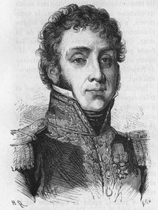 Remy Joseph Isidore Exelmans (nebo Exelmans), maršál a vrstevník Francie (1775-1852) - v „Dějinách Francie““ od Henriho Martina od French School