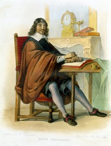 René Descartes píše - v Ed. Mennechet, "" Le Plutarque francais "" od French School