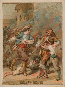 René Duguay-Trouin francouzský korzár ze Saint Malo od French School