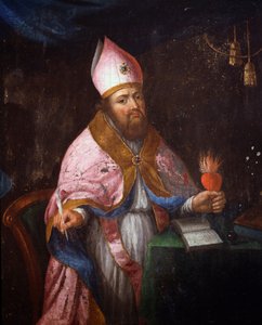 Reprezentace svatého Františka Saleského (1567-1622) se chystá napsat od French School