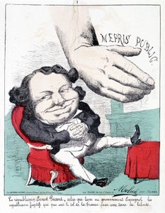 Republikán Ernest Picard, ten, kdo doručí španělské vládě uprchlé republikány, kteří vezmou francouzskou půdu za zemi svobody. od French School