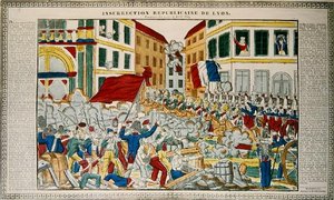 Republikánské povstání v Lyonu, 9.-14. dubna 1834 od French School
