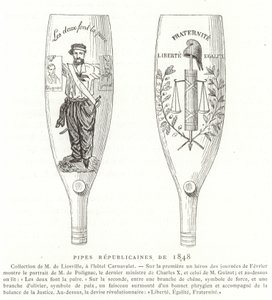 Republikánské dýmky, revoluce 1848, Francie od French School