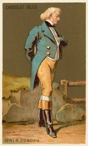 Richard Cobden , anglický politik (chromolitho) od French School
