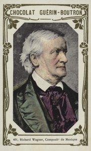 Richard Wagner, hudební skladatel (barevné foto) od French School