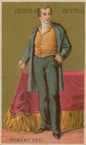 Robert Peel, anglický konzervativní státník 19. století od French School