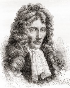 Robert William Boyle, anglo-irský přírodní filozof, chemik, fyzik a vynálezce, z Les Merveilles de la Science, pub. 1870 od French School