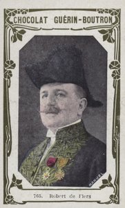 Robert de Flers (barevná fotografie) od French School