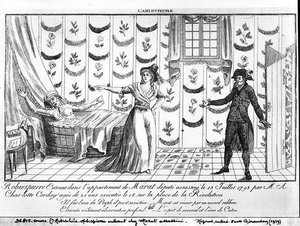 Robespierre vchází do Maratova bytu od French School
