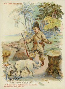 Robinson Crusoe se psem od French School