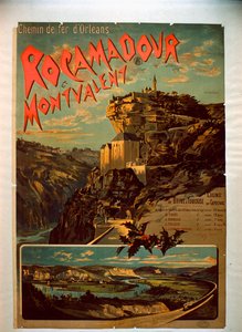Rocamadour a Montvalent, kolem roku 1900 od French School