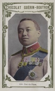 Roi de Siam (barevná fotografie) od French School