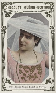 Rosita Mauri, balet de Sylvia (barevné foto) od French School