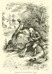Rousseau a Madame dEpinay od French School
