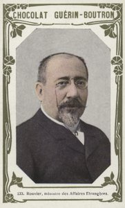 Rouvier, ministr zahraničních věcí (barevné foto) od French School