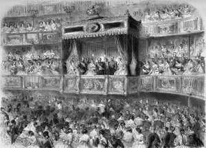 Královská lóže na Gala Show ve Stuttgartském paláci (Německo) od French School