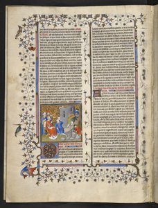 Royal MS 15 D III f.15v Scéna ze starého zákona, 