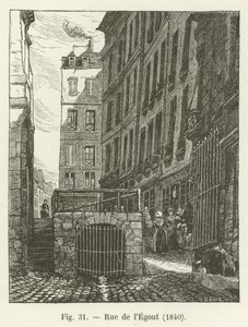 Kanalizační ulice, 1840 od French School