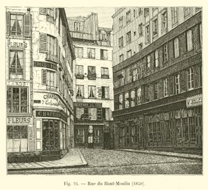 Upper Moulin Street, 1850 od French School