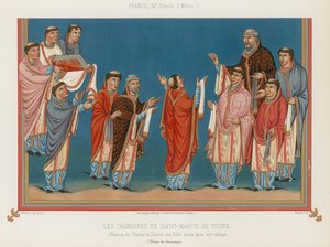 Svatý Martin z Tours od French School