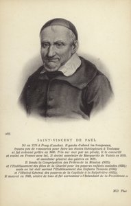 Svatý Vincent de Paul od French School
