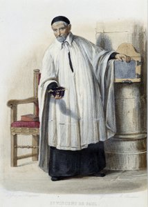 Svatý Vincent de Paul - v „The French Plutarch“, ed. Mennechet od French School