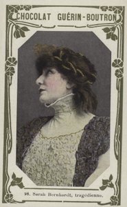 Sarah Bernhardt, tragédie (barevné foto) od French School