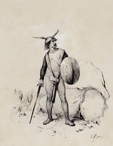 saský voják, 445 (litho) od French School
