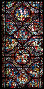 Scény ze života Karla Velikého (747-814) z ambulantní služby, c.1215-25 (viz také 182939) od French School