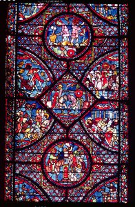 Scény ze života Karla Velikého (747-814) z ambulantní služby, c.1215-25 (viz také 182938) od French School